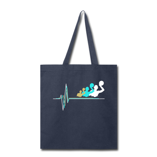 Heartbeat - Tote Bag - navy