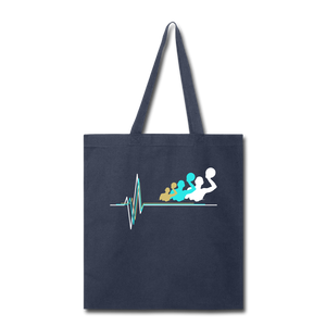 Heartbeat - Tote Bag - navy