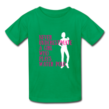 Load image into Gallery viewer, Never Underestimate A Girl - Youth Shirt - kelly green
