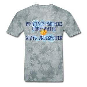 Whatever Happens - Adult Shirt - grey tie dye