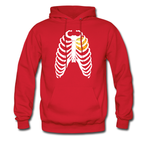 Heart of a Player Hoodie - Adult - red