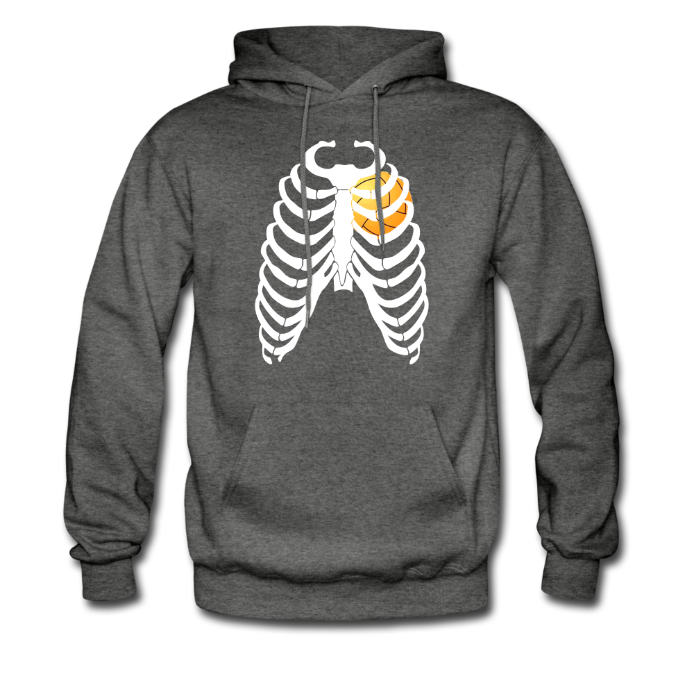 Heart of a Player Hoodie - Adult - charcoal gray