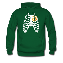 Load image into Gallery viewer, Heart of a Player Hoodie - Adult - forest green
